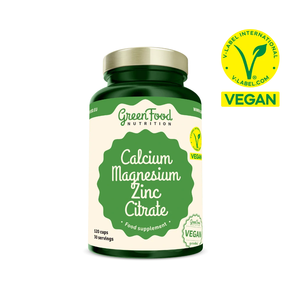 Vápník + Magnezium + Zinek Citrát – vegan minerály