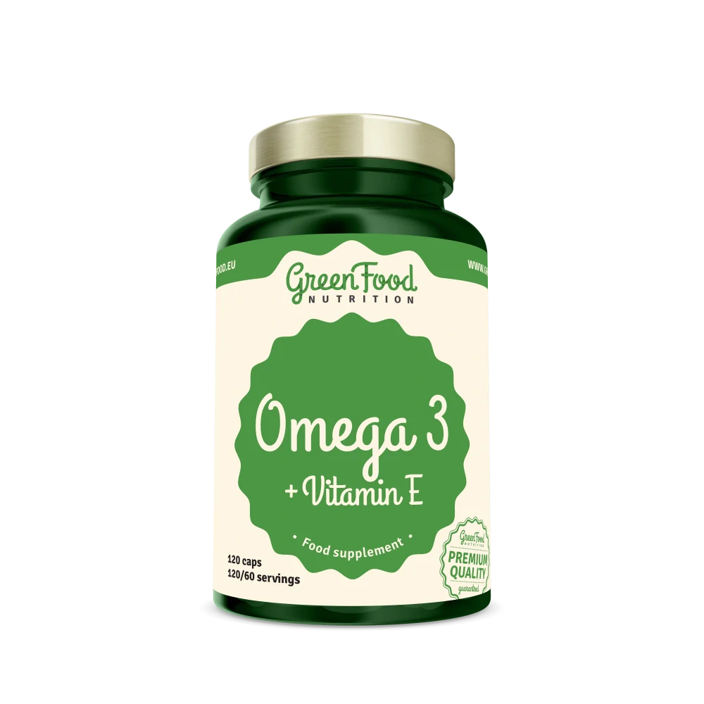 Omega-3 + Vitamin E – rybí olej z ančoviček