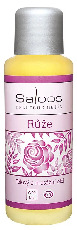 Růže – bio tělový a masážní olej