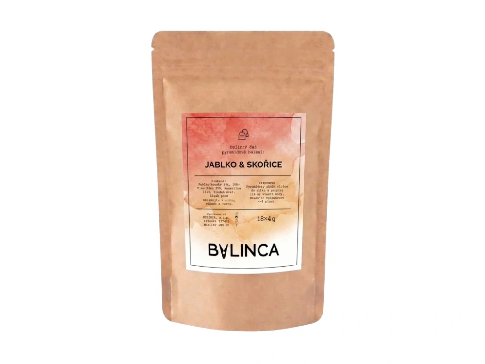 Bylinný čaj – jablko a skořice