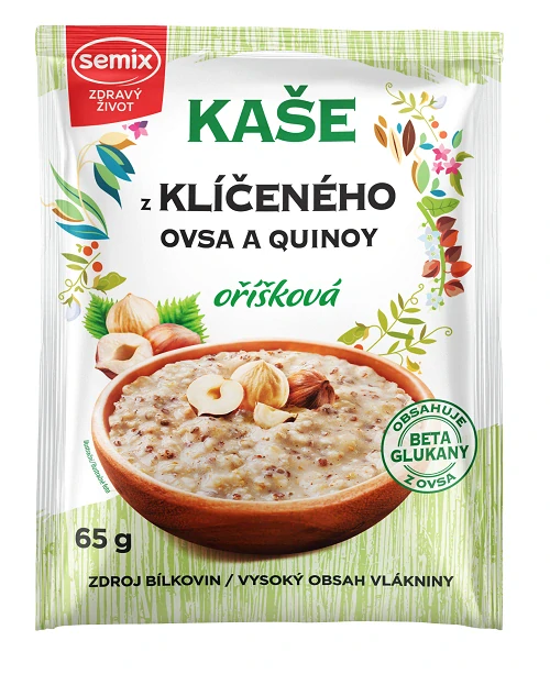 Kaše z klíčeného ovsa a quinoy – oříšková, bez lepku