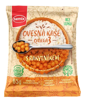 Ovesná kaše omega-3 s rakytníkem, bez lepku