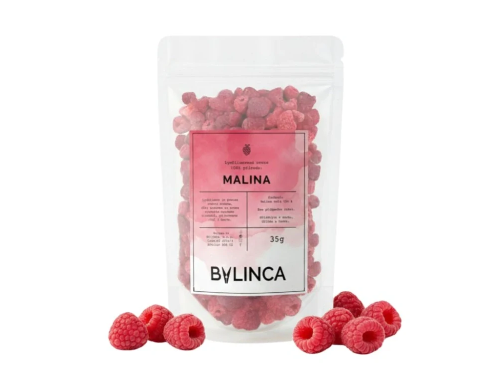 Lyofilizované maliny