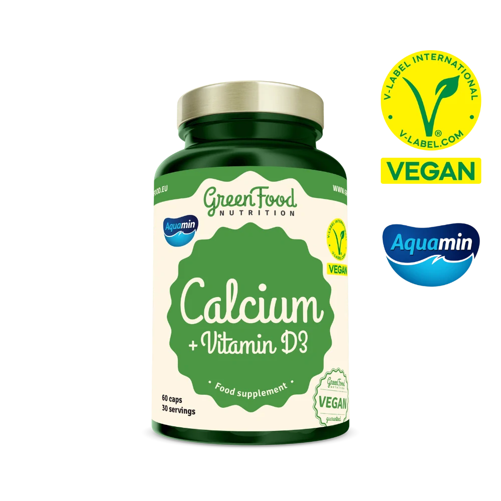 Vápník + Vitamin D3 – vegan minerál