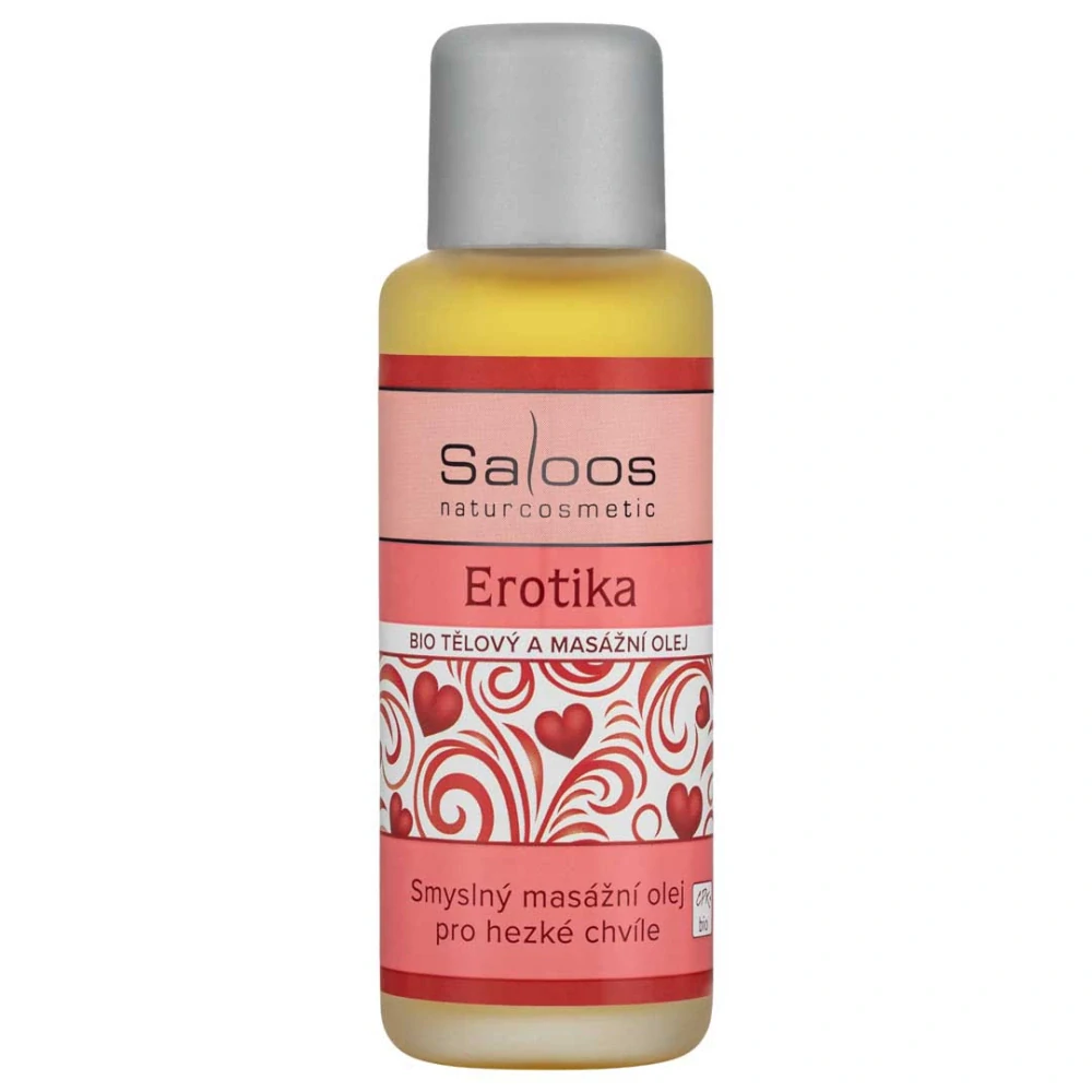 Erotika – bio tělový a masážní olej