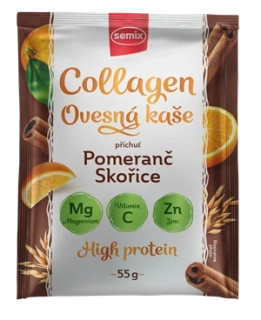 Kolagenová ovesná kaše – pomeranč a skořice