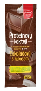 Proteinový koktejl – čokoláda a kokos