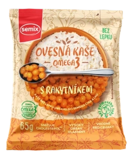 Ovesná kaše omega-3 s rakytníkem, bez lepku
