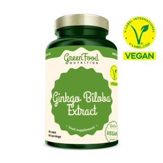 Ginkgo Biloba – vegan extrakt